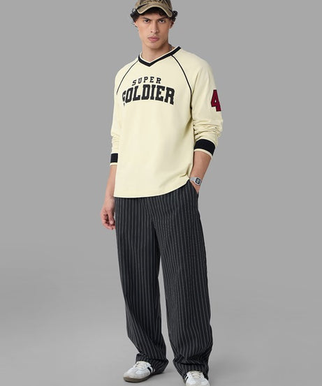 Captain America Super Soldier Oversized Full Sleeve T-Shirts
