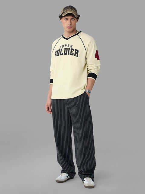 Captain America Super Soldier Oversized Full Sleeve T-Shirts