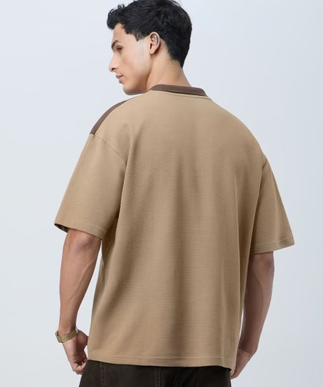 Ottoman Colourblock: Sepia Zipper Polos