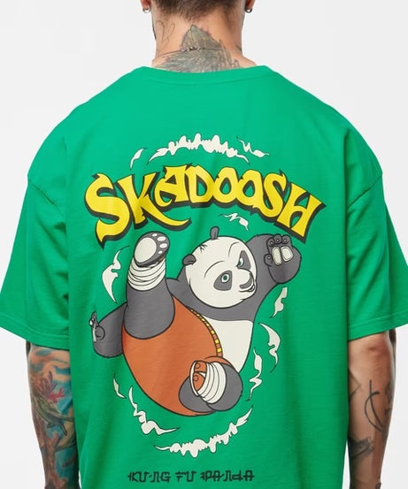 Kung Fu Panda Skadoosh Oversized T-Shirts