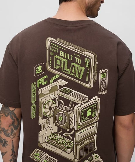 Built To Play Oversized T-Shirts