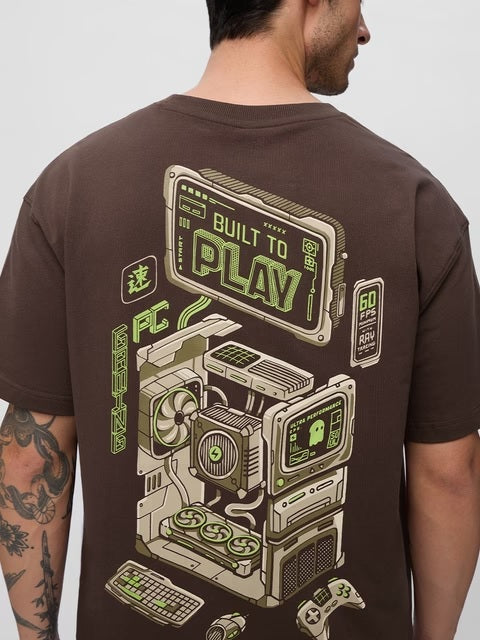 Built To Play Oversized T-Shirts