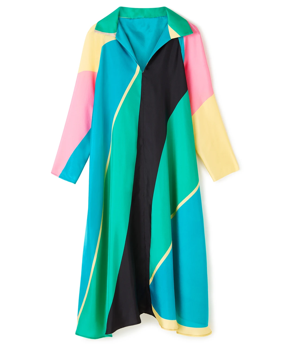 French Crepe Kaftan - Elegant and Flowing Maxi Dress Women's Caftan