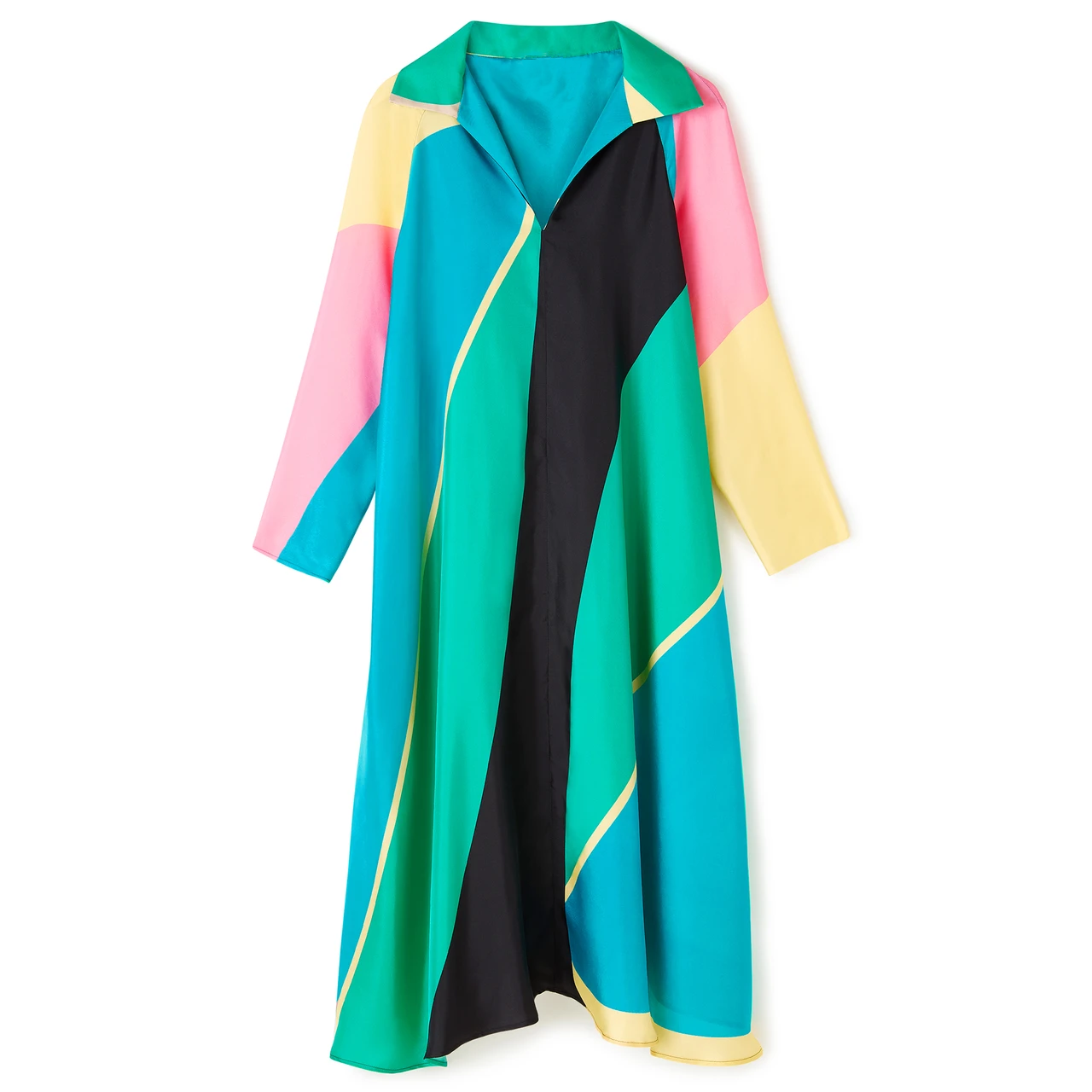 French Crepe Kaftan - Elegant and Flowing Maxi Dress Women's Caftan