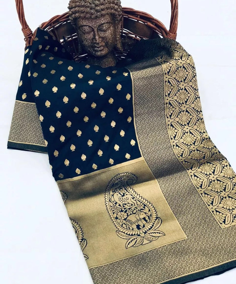 Wedding Soft Lichi Saree, Beautiful Fancy Sari Blouse