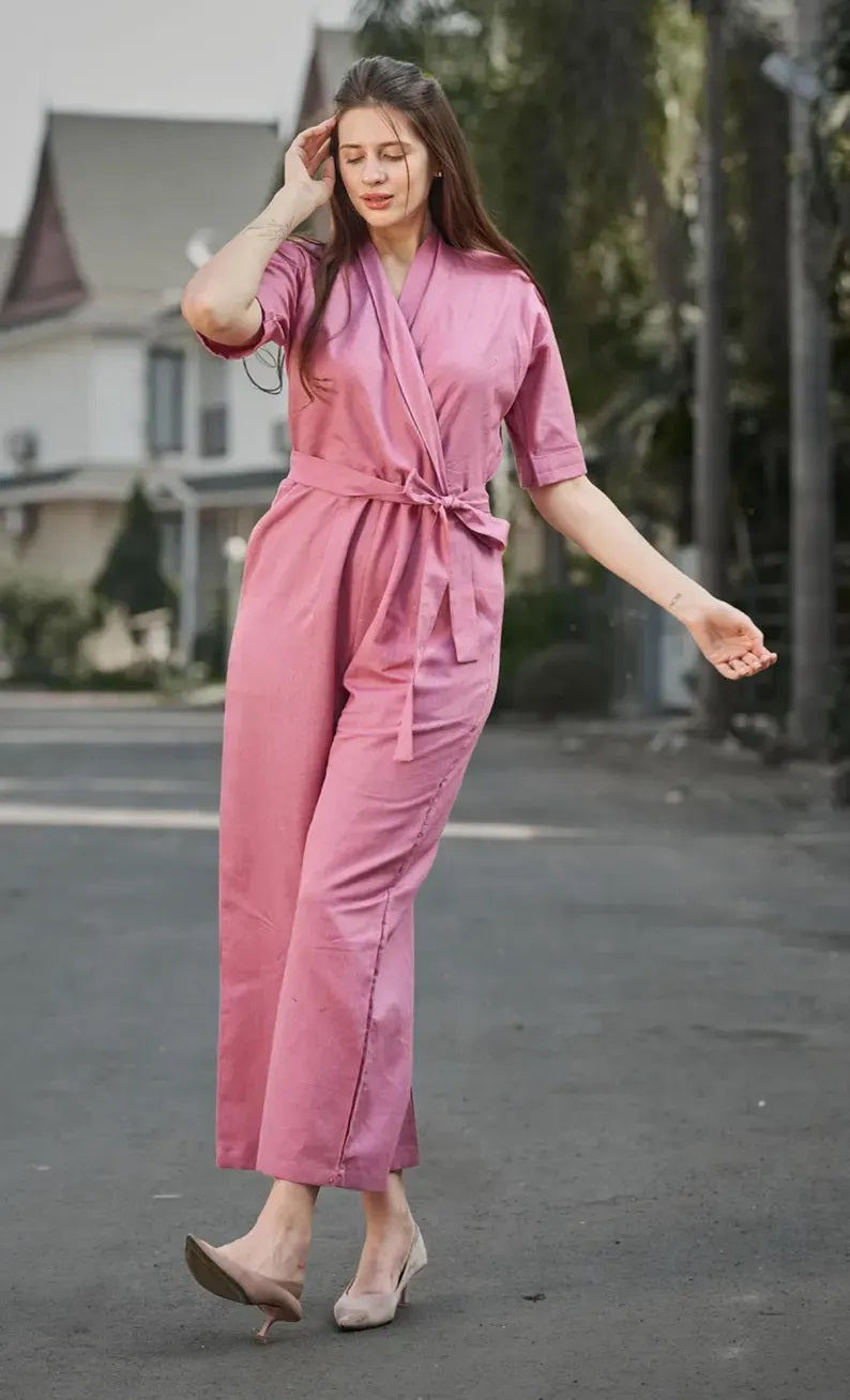 Linen Overalls Women’s Jumpsuit