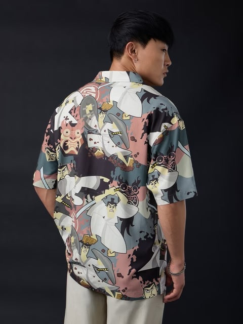 Samurai Jack Warrior Oversized Shirts