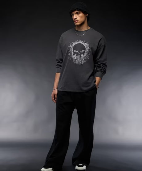 Punisher Chaos Oversized Full Sleeve T-Shirts