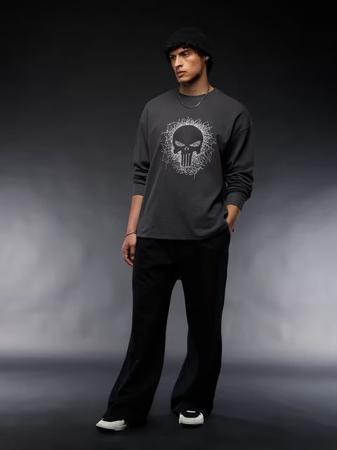 Punisher Chaos Oversized Full Sleeve T-Shirts