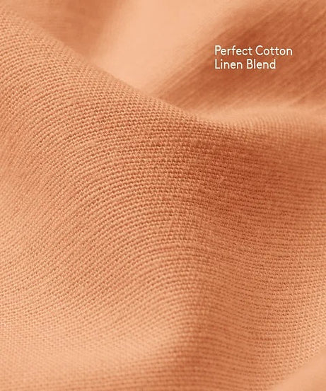 Cotton Linen Peach Shirts