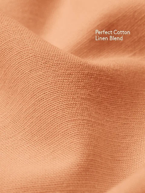 Cotton Linen Peach Shirts