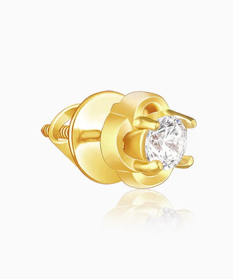 Golden Mini Floral Earrings