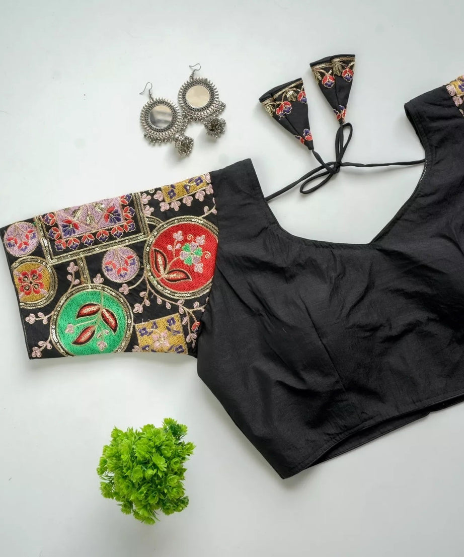 Silk Wedding Special Indian Bollywood Blouse & Choli