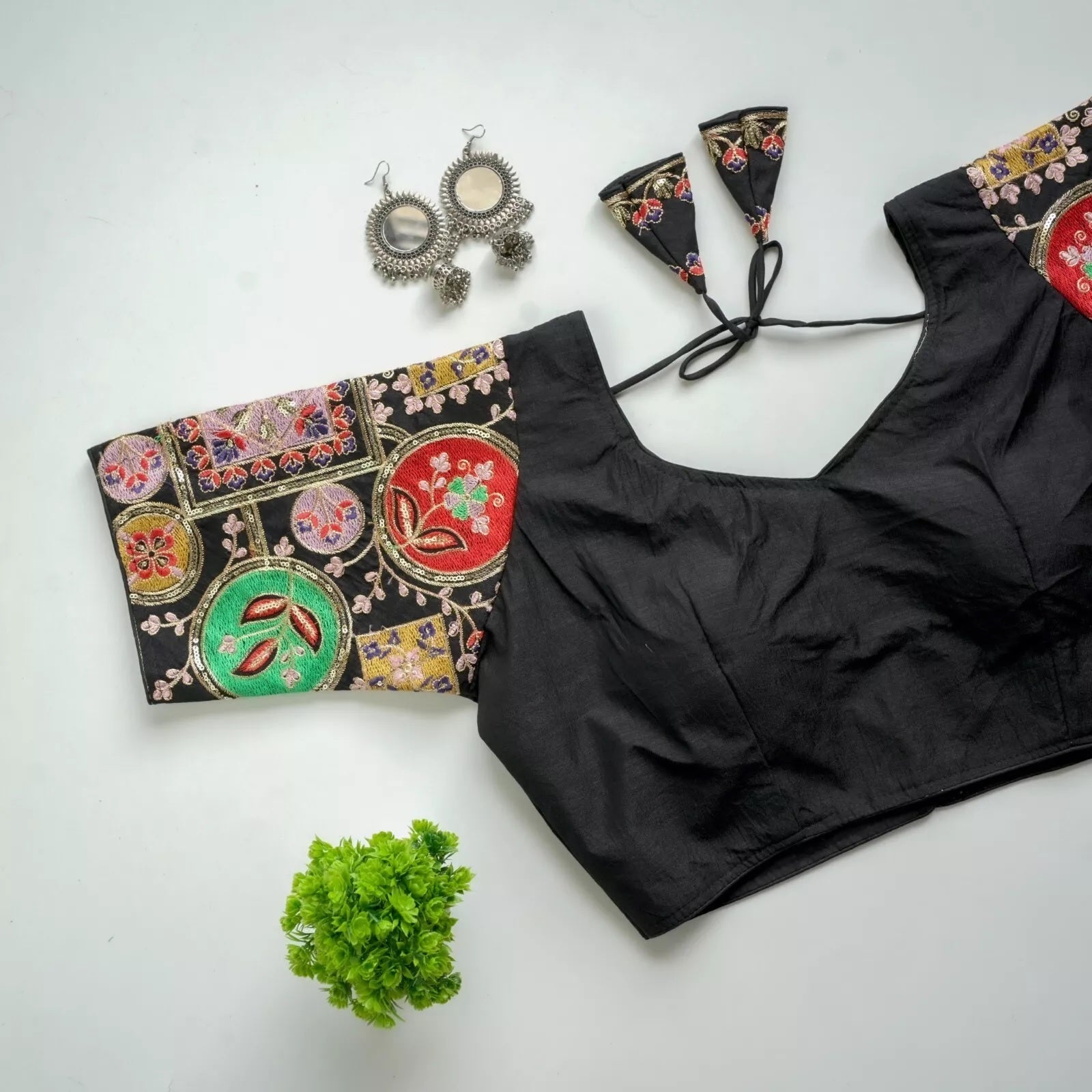 Silk Wedding Special Indian Bollywood Blouse & Choli