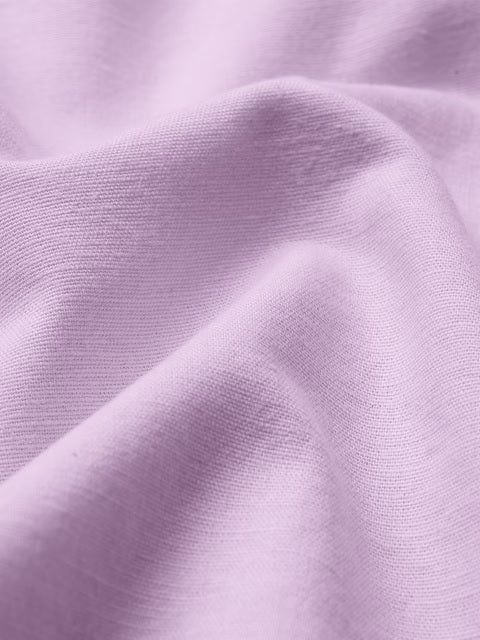Cotton Linen Orchid Purple Cotton Linen Shirts
