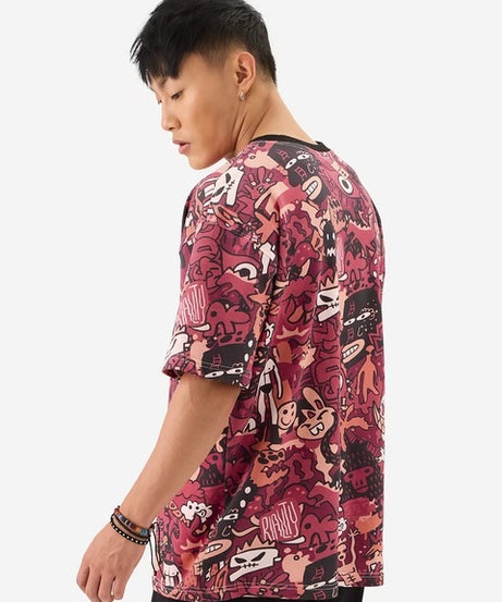 Scribbles Oversized T-Shirts