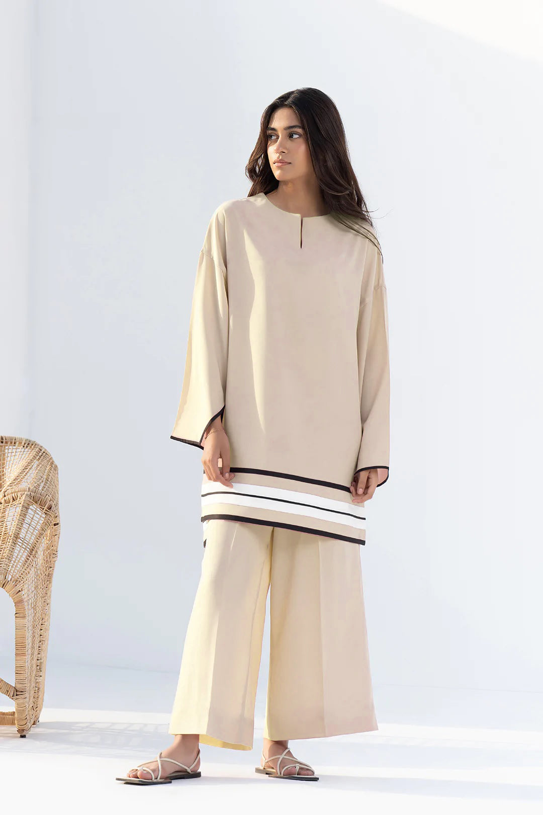 Viscose Rayon Co-ord Set Suit , Shirt With Pant For Women's