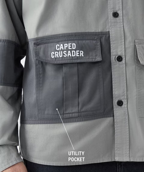 Batman Dark Knight Returns Men Utility Shirts