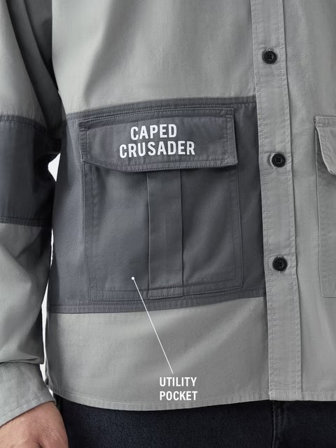 Batman Dark Knight Returns Men Utility Shirts