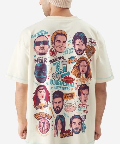 The Boys Doodle Oversized T-Shirts