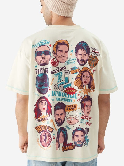The Boys Doodle Oversized T-Shirts
