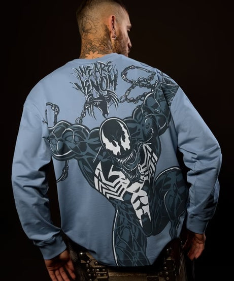 Venom Slurp Oversized Full Sleeve T-Shirts