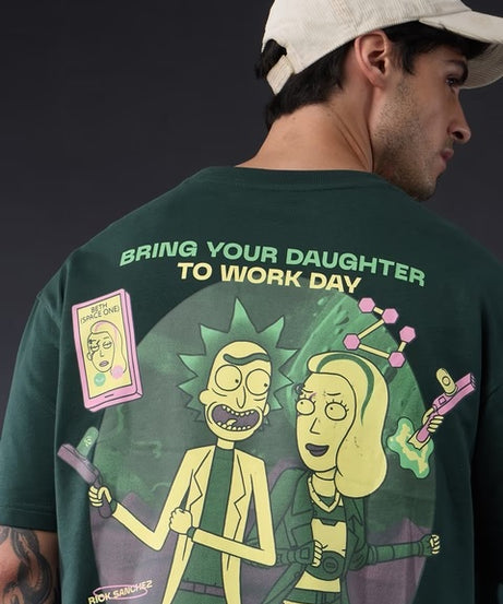 Rick & Morty Wait Longer Oversized T-Shirts