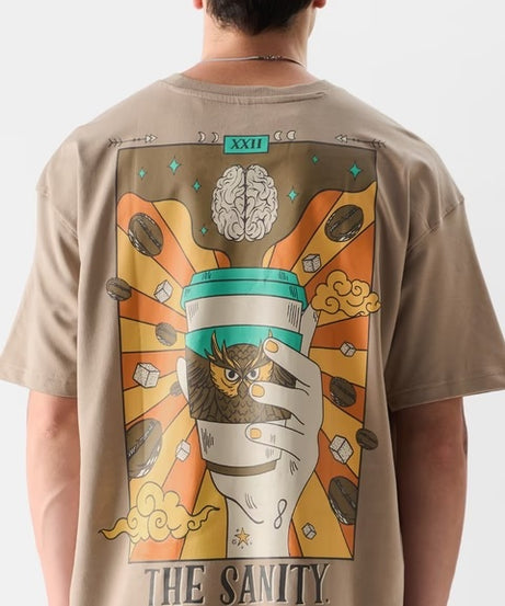 Sanity In A Cup Oversized T-Shirts