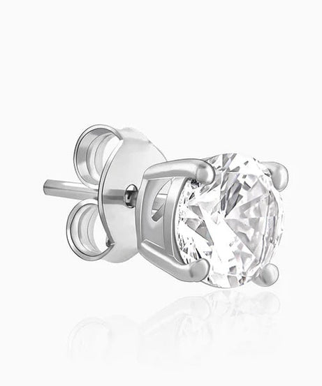 Silver Zircon Earrings