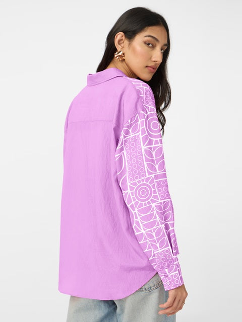 Textured Twilight Women Boyfriend Shirts