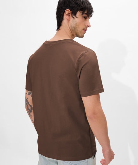 Solids Cinnamon Brown T-Shirts
