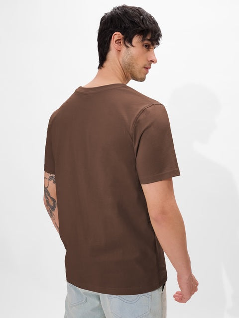 Solids Cinnamon Brown T-Shirts