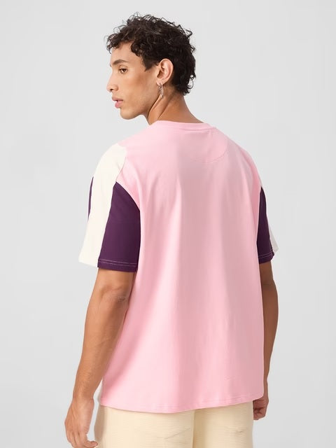Colourblock Vineyard Oversized T-Shirts