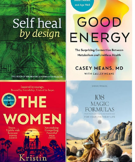 Self Heal By Design- Good Energy-The Women- 108 MAGIC- paperback 4books set