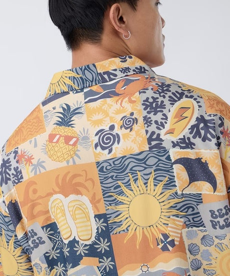 Tropical Oversized Shirts