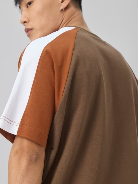 Racer Brown Oversized T-Shirts