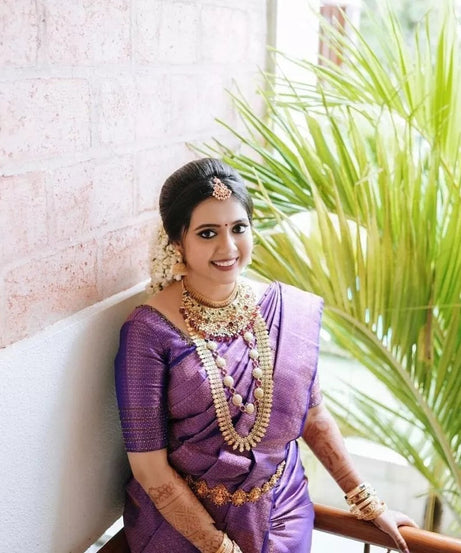 Banarasi Soft Silk Sari with Blouse