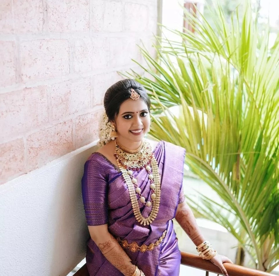 Banarasi Soft Silk Sari with Blouse