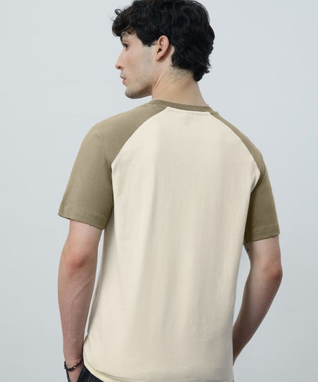 Colourblock Wingin It Men Relaxed Fit T-Shirts