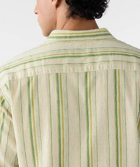 Cotton Linen Stripes Meadow Shirts