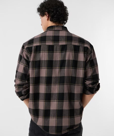 Plaid Oakwood Men Utility Shirts