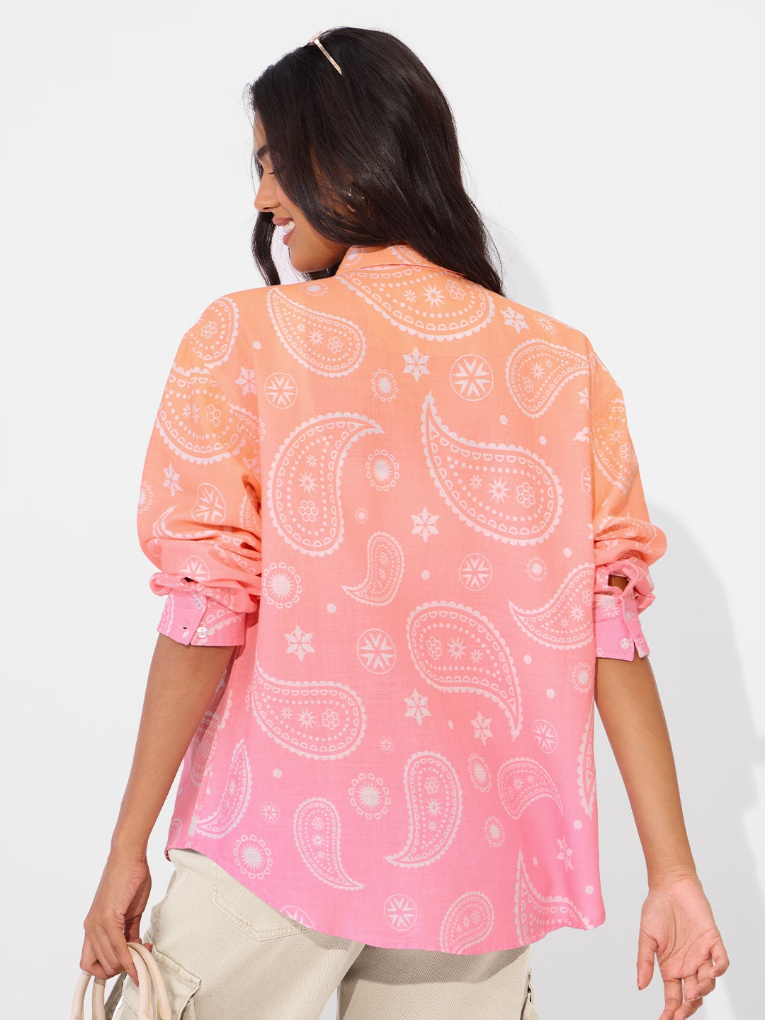 TSS Originals  Mellow Paisley Women Boyfriend Shirts