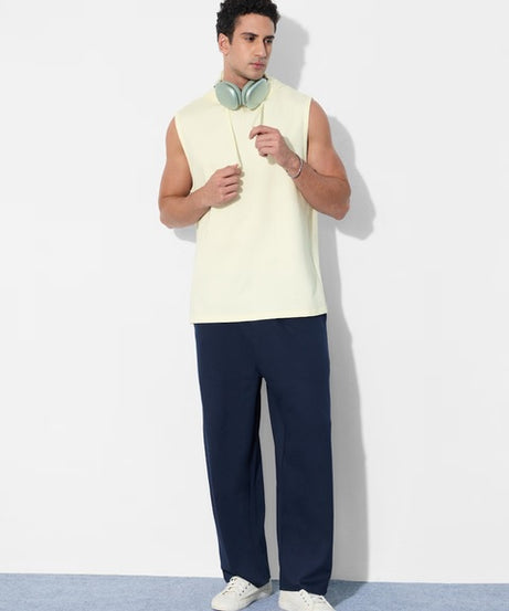 Solids Off White Hooded T-Shirts