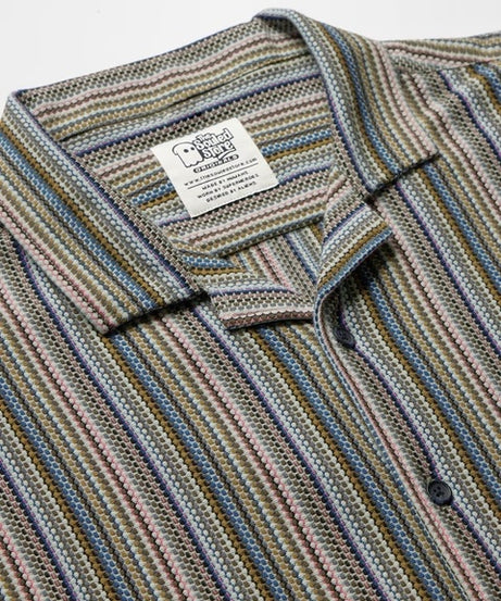 Stripes Neon Palette Men Textured Shirts