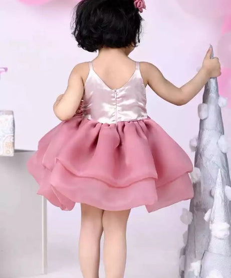 Princess Girl's  Organza Frock