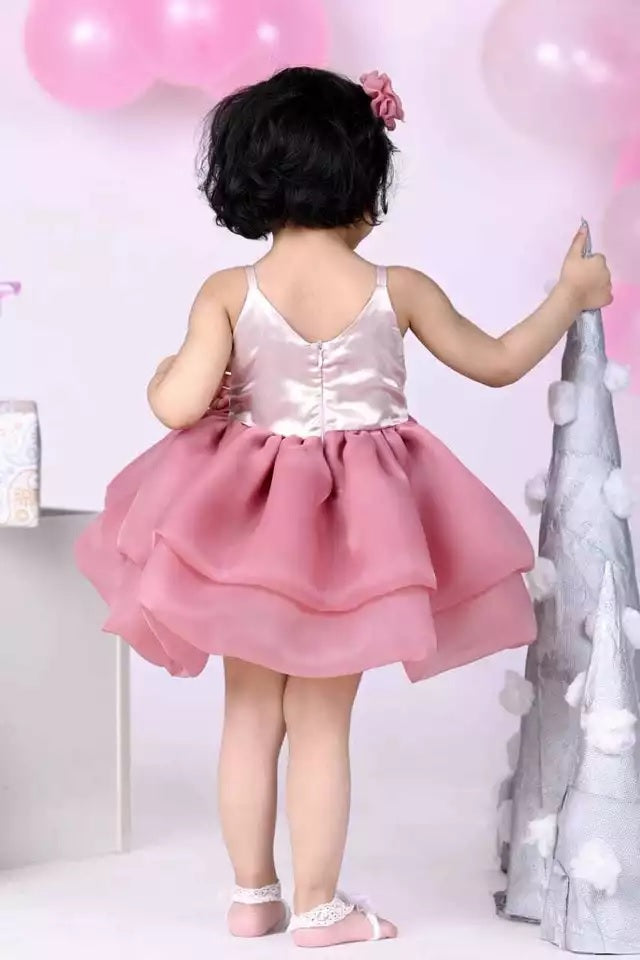 Princess Girl's  Organza Frock