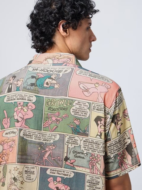 Pink Panther Comics Oversized Shirts