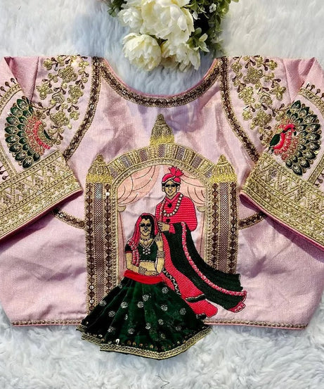 Raspberry Silk Blouse