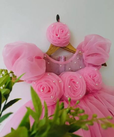 Baby Girls Heavy Organza Frock