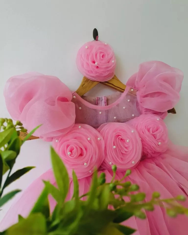 Baby Girls Heavy Organza Frock